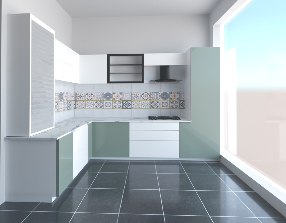 L-Shaped Kitchen